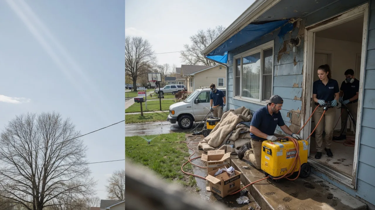 Basement Flood Cleanup in Bluford, IL near me